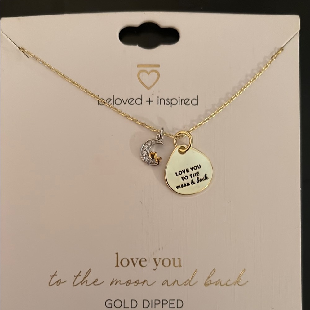 Gold Heart Charm Necklace